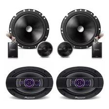 Kit 2 Vias 6 Pioneer 220w + Par Alto Falante 6x9 400w Max 69 Foto  mini 1