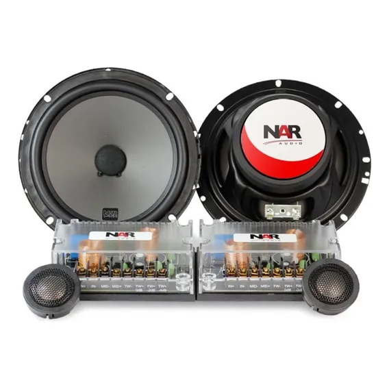 Kit 2 Vias 6 Polegada Nar Audio 600 Cs2 Som De Qualidade Par Foto 1