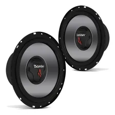 Kit 2 Vias Bomber Upgrade Alto Falante 6 200w Rms Par Cor Preto E Prata Foto mini  2