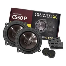 Kit 2 Vias Bravox 6 Cs60p 120w Rms Falante + Tweeter Bravox Foto  mini 1