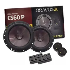 Kit 2 Vias Bravox Cs60p 6 + Kit 2 Vias Bravox Cs50p 5 Pol Cor Preto Foto mini 2