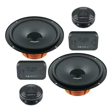 Kit 2 Vias Hertz Dsk 165 + Coax Dcx 165 +caixa Ds25 +amp 800 Cor Preto Foto mini 2
