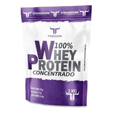 Kit 2 Whey Protein 5w Stronghorn 2kg Refil 32g Proteína Sabor Morango Foto mini  2