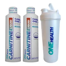 Kit 2 X L- Carnitina Líquida 2000mg Com Cromo 450ml + Sabor Maçã Verde Foto  mini 1