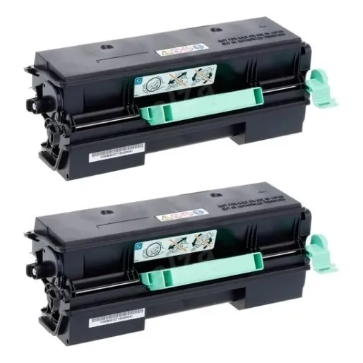 Kit 2 X Toner CompatÃvel Ricoh Sp-4500 4510sf Sp4510 Tinta Preto Foto 1