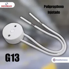 Kit 20 Abraçadeira Lâmpada Tub T8 +20 Soquete C/ Rabicho Cor Branco Foto mini  2