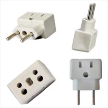 Kit 20 Adaptador Tomada Padrão Antigo Benjamin Atacado 110v/220v Foto mini 3