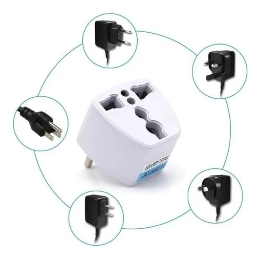 Kit 20 Adaptador Tomada Universal Padrão Europeu Uk P Brasil Foto 1