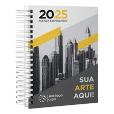 Kit 20 Agendas Personalizadas Com Sua Logo Para Empresas Ano 2025 Capa Personalizada Personalizado Foto mini 1