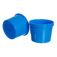 Kit 20 Balde De Pipoca 1,5 Litro Cor Azul-celeste Foto mini  2