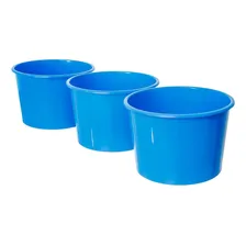 Kit 20 Balde De Pipoca 1,5 Litro Cor Azul-celeste Foto mini  3