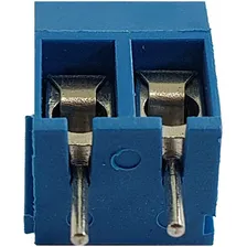 Kit 20 Borne Kre 2 Vias Plástico Azul 12.5mm Ta002 Foto mini 3
