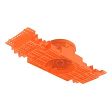 Kit 20 Caixa De Luz Pvc Embutir Para Laje Laranja Tigre Foto mini 3