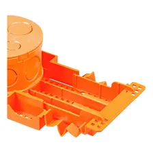 Kit 20 Caixa De Luz Pvc Embutir Para Laje Laranja Tigre Foto mini 4