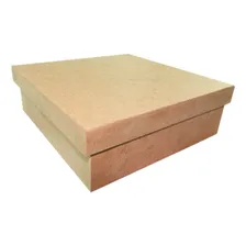 Kit 20 Caixa Mdf Lembrancinha Festa Quadrada Lisa 15x15x5 Foto mini  3
