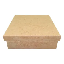 Kit 20 Caixa Mdf Lembrancinha Festa Quadrada Lisa 15x15x5 Foto mini  2