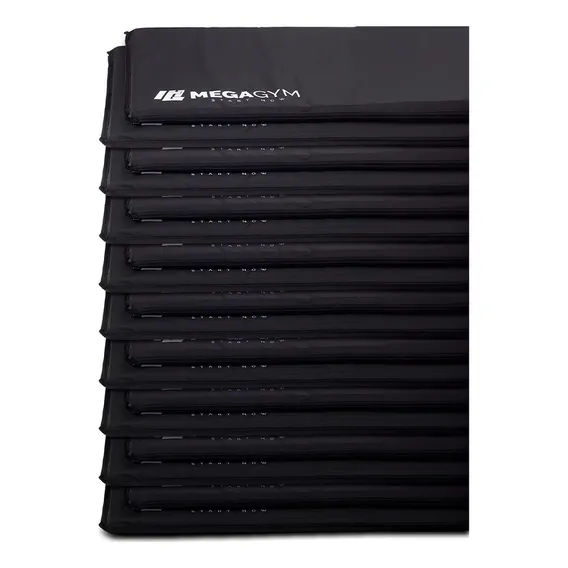 Kit 20 Colchonete Academia Tapete Para Treino Funcional Fitness Cor Preto Foto 1