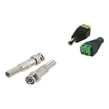 Kit 20 Conector Adaptador Bnc Parafuso E P4 Macho Co20 Foto mini 1