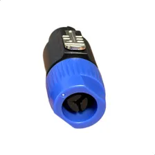 Kit 20 Conector Plug Speakon Macho Femea 4 Polos Cor Preto Foto mini 3