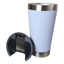 Kit 20 Copos Térmicos Aço Inox Vácuo C/ Tampa E Abridor Cor Branco Foto mini  3