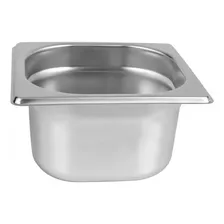 Kit 20 Cubas Gn Gastron么micas Rechaud Buffet Inox 1/6x100 Cor Prateado Foto mini 4
