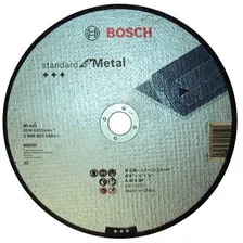 Kit 20 Discos Corte Metal 9 Bosch 2 Telas Furo 7/8 Standard Foto mini 3