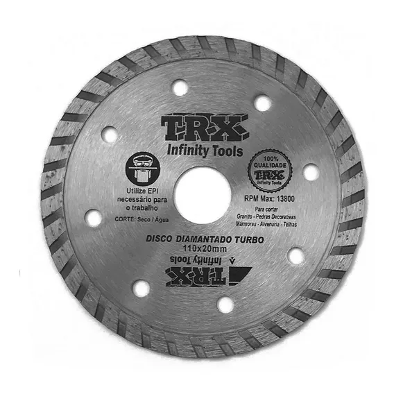 Kit 20 Discos Diamantado Turbo 110 X 20mm Foto 1