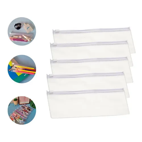 Kit 20 Estojos Zip Zap Organizador Bolsa Porta Lápis Foto 1