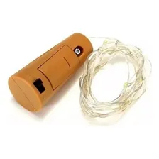 Kit 20 Fios Luz De Fada String Light 20 2m Leds Rolha Decora Foto mini  3