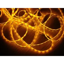 Kit 20 Fita Led 5050 Aprova D`agua C/silicone 5m 24v Luz Amarelo Foto mini 1