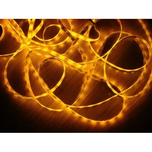 Kit 20 Fita Led 5050 Aprova D`agua C/silicone 5m 24v Luz Amarelo Foto 1