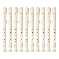 Kit 20 Flautas Doce Soprano Germânica Em C Yrs-23 Yamaha Cor Bege Foto  mini 1