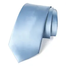 Kit 20 Gravatas Slim Fit Casamento, Padrinhos, Formatura Cor Azul Serenity Foto mini 1