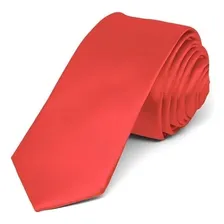 Kit 20 Gravatas Slim Fit Casamento, Padrinhos, Formatura Cor Vermelho Foto  mini 1