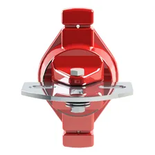 Kit 20 Isolador Batente Porteira 3 Pontas Cerca Elétrica Cor Vermelho Foto mini 4