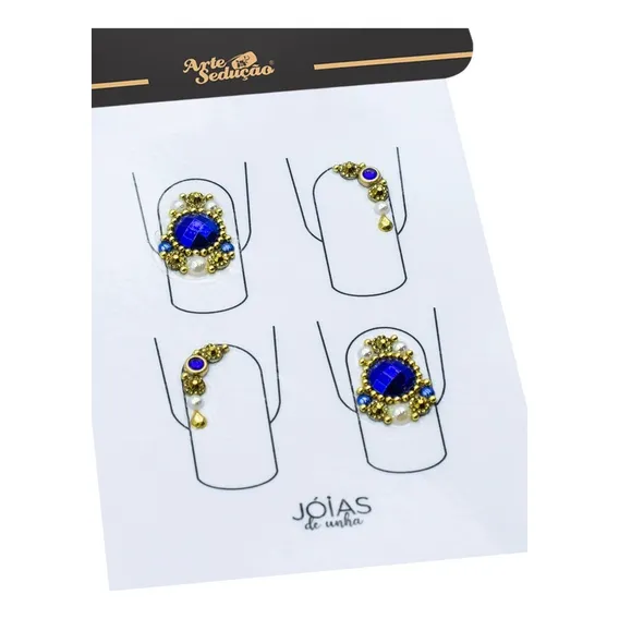 Kit 20 Jóias De Unha, Arte Sedução Foto 1