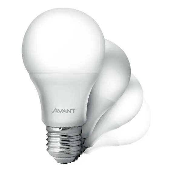 Kit 20 Lâmpada Bulbo Led 9w Branco Frio E27 Bivolt Avant Foto 1
