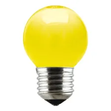 Kit 20 Lampada Incandescent Bolinha 15w 127v Amarela Empalux Foto mini  2