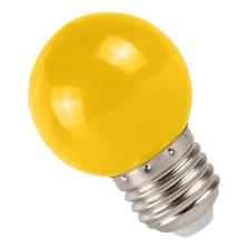 Kit 20 Lampada Incandescent Bolinha 15w 127v Amarela Empalux Foto  mini 1