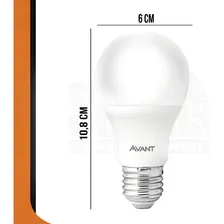 Kit 20 Lâmpadas Led 9w Bulbo E27 Biv Luz Branca 6500k Avant Foto  mini 1