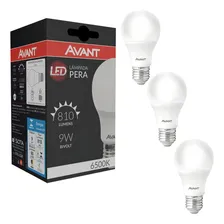 Kit 20 Lâmpadas Led 9w Bulbo E27 Biv Luz Branca 6500k Avant Foto mini  2