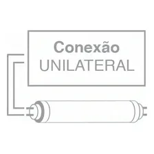 Kit 20 Lâmpadas Led Tubular T8 120cm 20w Vidro Bivolt 6500k Cor da luz Branco-frio 110V/220V Foto mini 4
