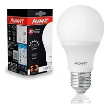 Kit 20 Lâmpada Bulbo Led 9w Branco Frio E27 Bivolt Avant Foto mini 3