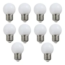 Kit 20 Lâmpada Led Bolinha 3w E27 G45 Varal Espelho Camarim Luz Branco-quente Bivolt Foto mini 1