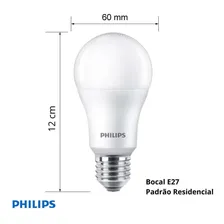 Kit 20 Lâmpada Led Bulbo 11w = 75w Philips 1018lm Bivolt Foto mini 3