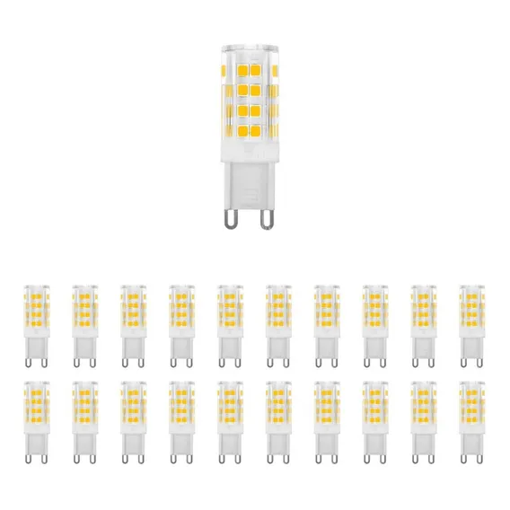 Kit 20 Lâmpada Led Halopin Bipino G9 5w 3000/6000k Luz Bf/bq Luz Branco-frio Foto 1