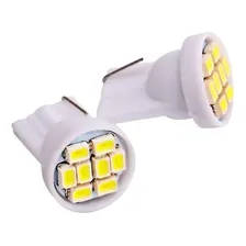 Kit 20 Lâmpada T10 8 Led Branca Pingo Luz 6000k Atacado Foto mini 1
