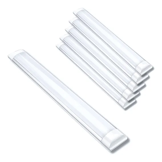 Kit 20 Luminárias Linear Tubular 120cm Sobrepor 45w Led Foto 1