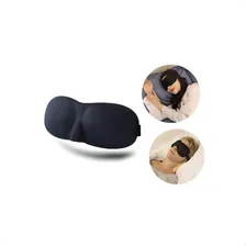 Kit 20 Máscara Para Dormi 3d Tapa Olho Ajustável Melhor Cor Preta Foto mini  2