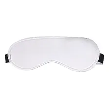 Kit 20 Máscaras Ajudar Dormir Tapa Olho Sono Para Sublimação Cor Branco Liso Foto  mini 1
